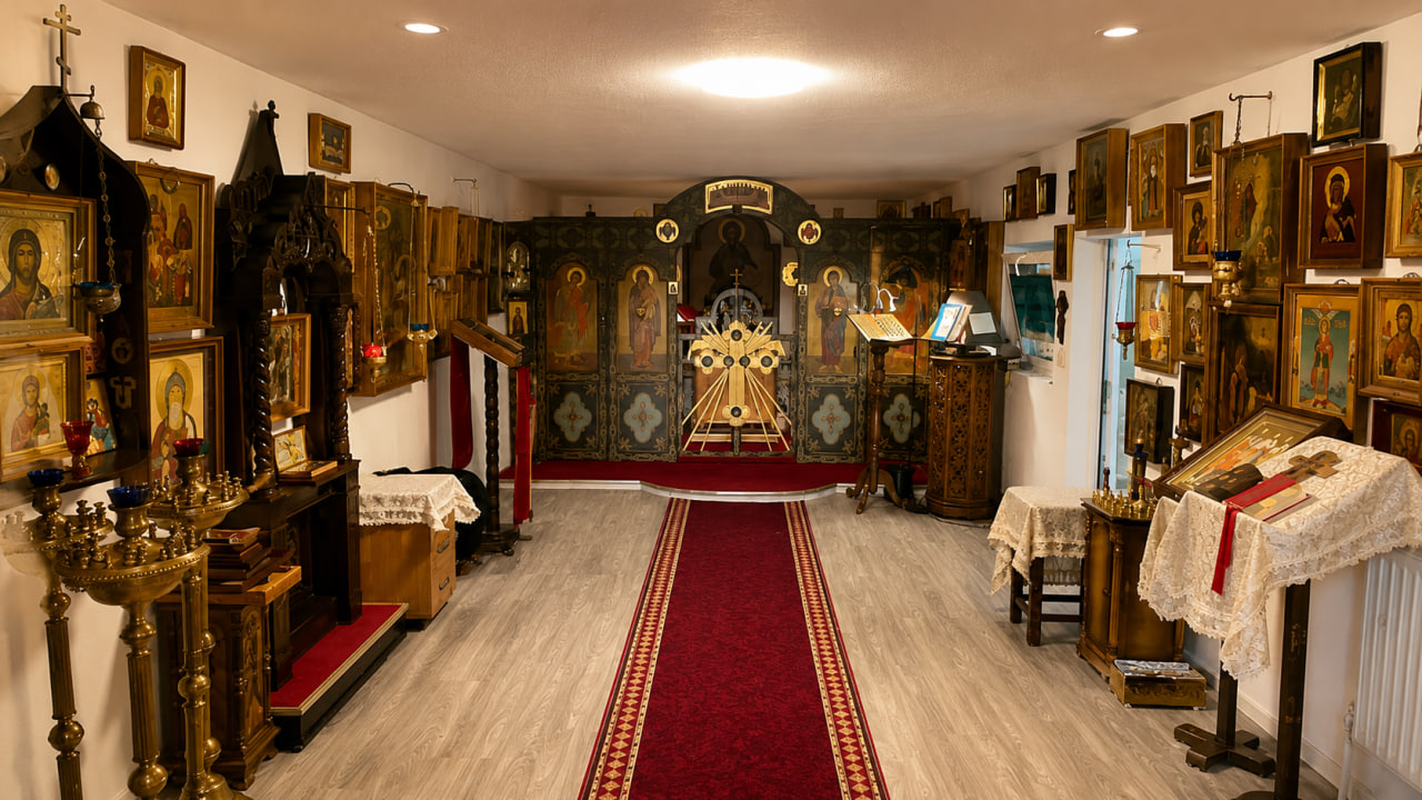 Russisch-Orthodoxe Kreuzerhöhungskapelle bei der südlichen bischöflichen Residenz in München